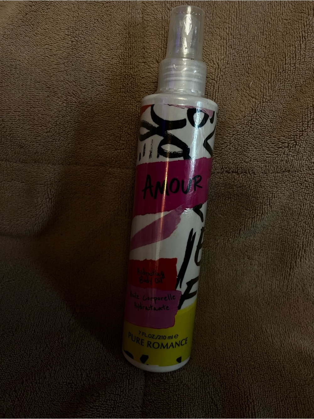 Pure Romance Amour Hydrating Body Oil - Pink